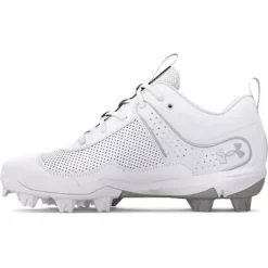 Girls' Under Armour Logo Glyde RM Jr. Molded Softball Cleats -Cheap Shoe Store 19525160100 3