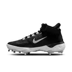 Men's Nike Alpha Huarache Elite 4 Mid Metal Baseball Cleats -Cheap Shoe Store 19615185214 3