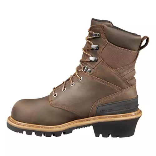 Men's Carhartt Logger 8" Composite Toe Waterproof Insulated Work Boots 3 Men's Carhartt Logger 8" Composite Toe Waterproof Insulated Work Boots - Image 2